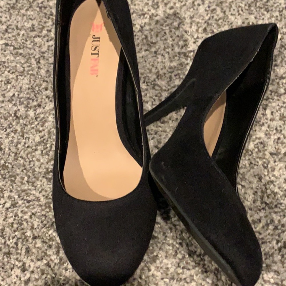 Black heels